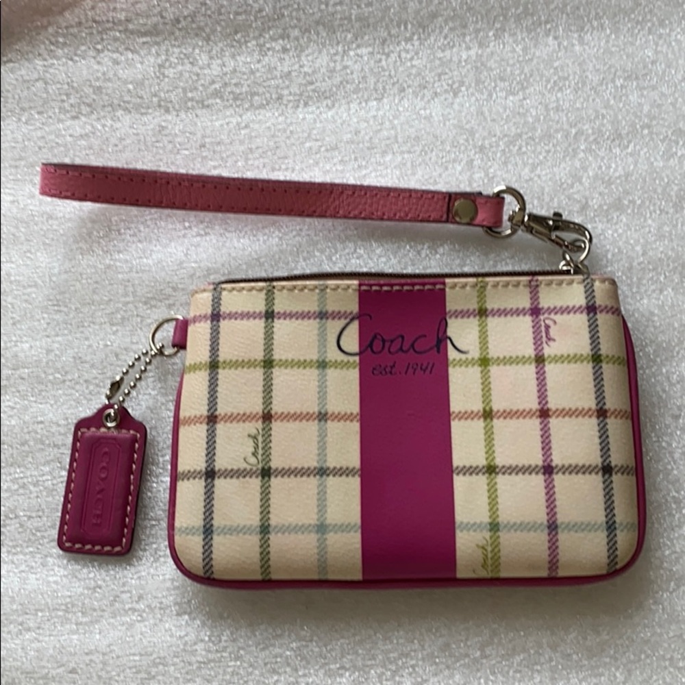 Coach little wrist bag